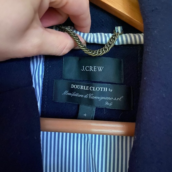 J Crew wool jacket, navy - Picture 2 of 3